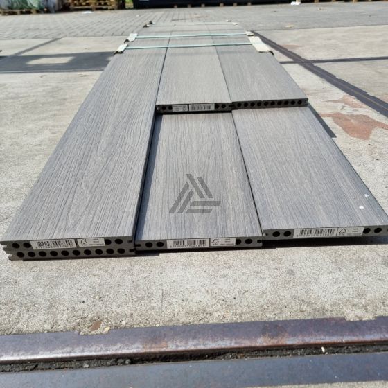 Outletpakket 24 | Vlonderplank Fun-Deck Multigrey Dark 400x21x2,3 cm (6 pcs)