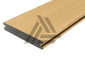 Vlonderplank Nature Red Cedar massief Small Co-extrusion 400x13,8x2,3 cm