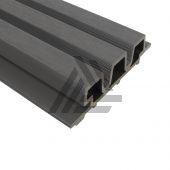Rabatdeel Modern Dark Grey Composiet Co-Extrusion 390x17x3,3 cm